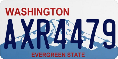 WA license plate AXR4479