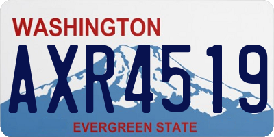 WA license plate AXR4519