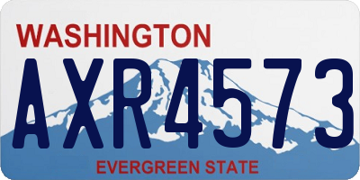 WA license plate AXR4573