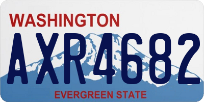 WA license plate AXR4682