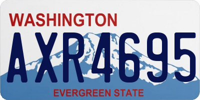 WA license plate AXR4695