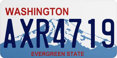 WA license plate AXR4719