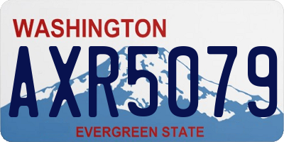 WA license plate AXR5079