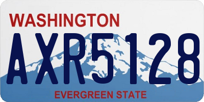 WA license plate AXR5128