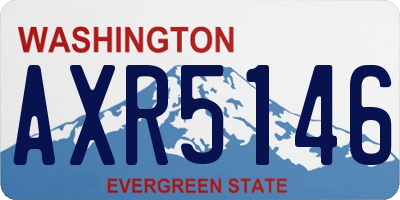WA license plate AXR5146