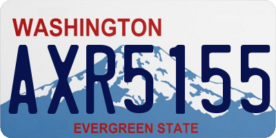 WA license plate AXR5155