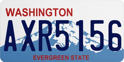 WA license plate AXR5156