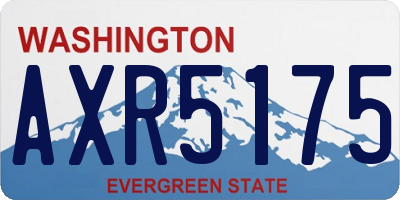 WA license plate AXR5175