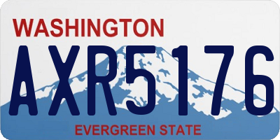 WA license plate AXR5176
