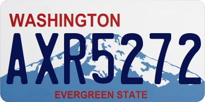 WA license plate AXR5272