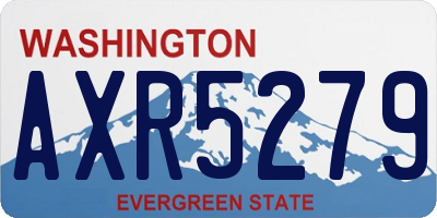 WA license plate AXR5279