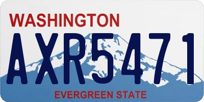 WA license plate AXR5471