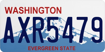 WA license plate AXR5479