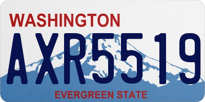 WA license plate AXR5519