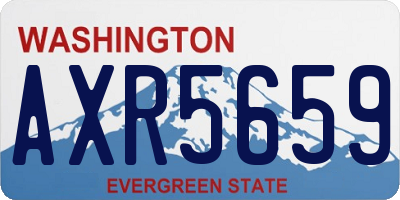 WA license plate AXR5659