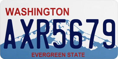 WA license plate AXR5679