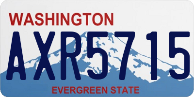 WA license plate AXR5715