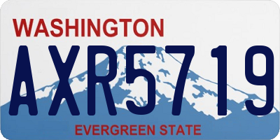 WA license plate AXR5719