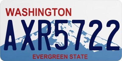 WA license plate AXR5722