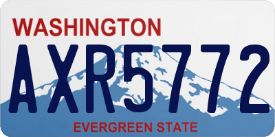 WA license plate AXR5772