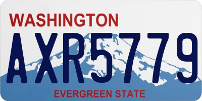 WA license plate AXR5779