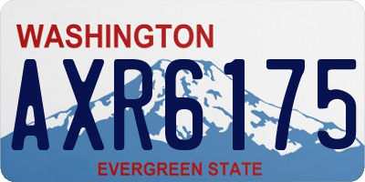 WA license plate AXR6175