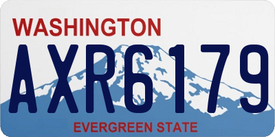 WA license plate AXR6179