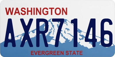 WA license plate AXR7146