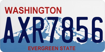 WA license plate AXR7856