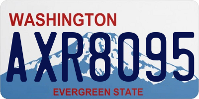 WA license plate AXR8095