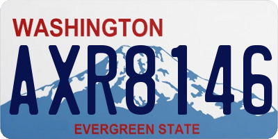 WA license plate AXR8146