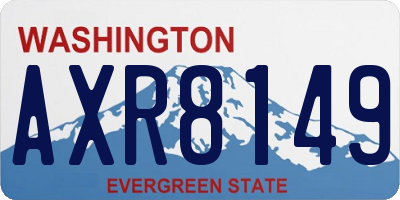 WA license plate AXR8149