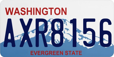 WA license plate AXR8156
