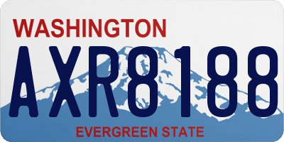 WA license plate AXR8188