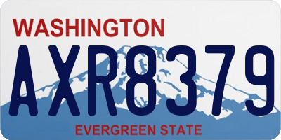 WA license plate AXR8379