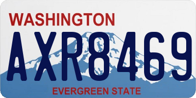 WA license plate AXR8469