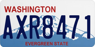 WA license plate AXR8471