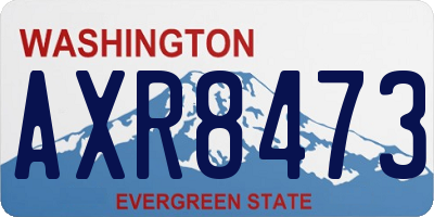 WA license plate AXR8473