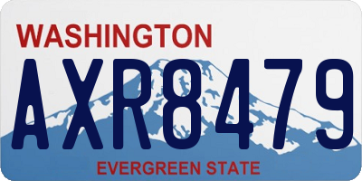 WA license plate AXR8479