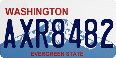 WA license plate AXR8482