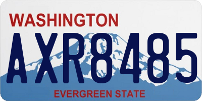 WA license plate AXR8485