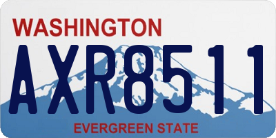 WA license plate AXR8511