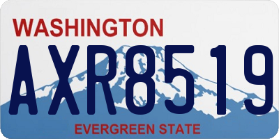 WA license plate AXR8519