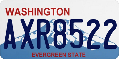 WA license plate AXR8522