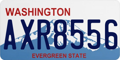 WA license plate AXR8556