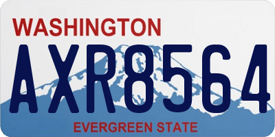 WA license plate AXR8564