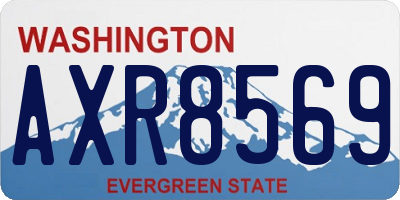 WA license plate AXR8569