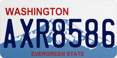 WA license plate AXR8586