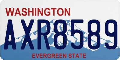 WA license plate AXR8589