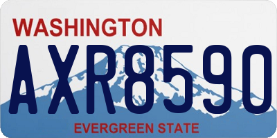 WA license plate AXR8590